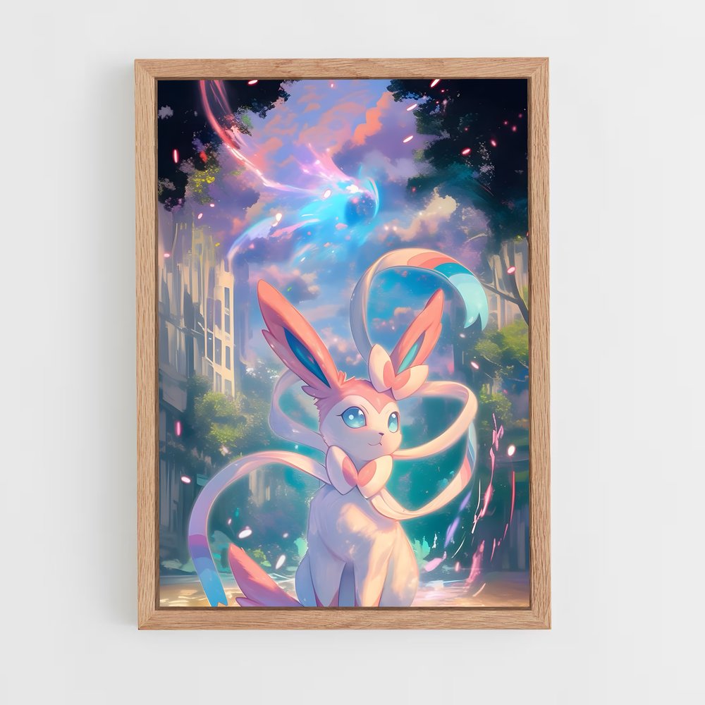 Poster Sylveon Étoilé – affiche Pokemon (vue 4)