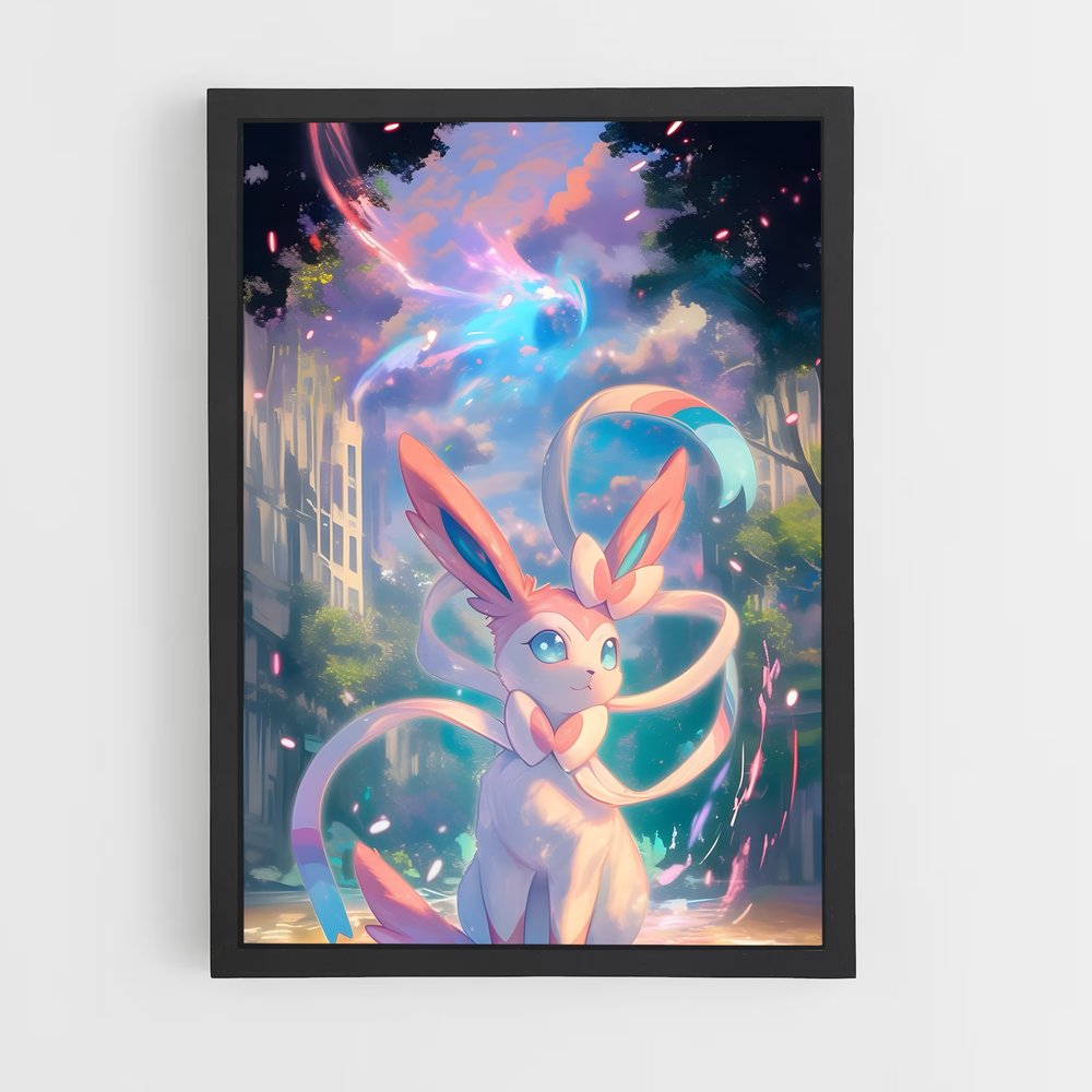 Poster Sylveon Étoilé – affiche Pokemon (vue 2)