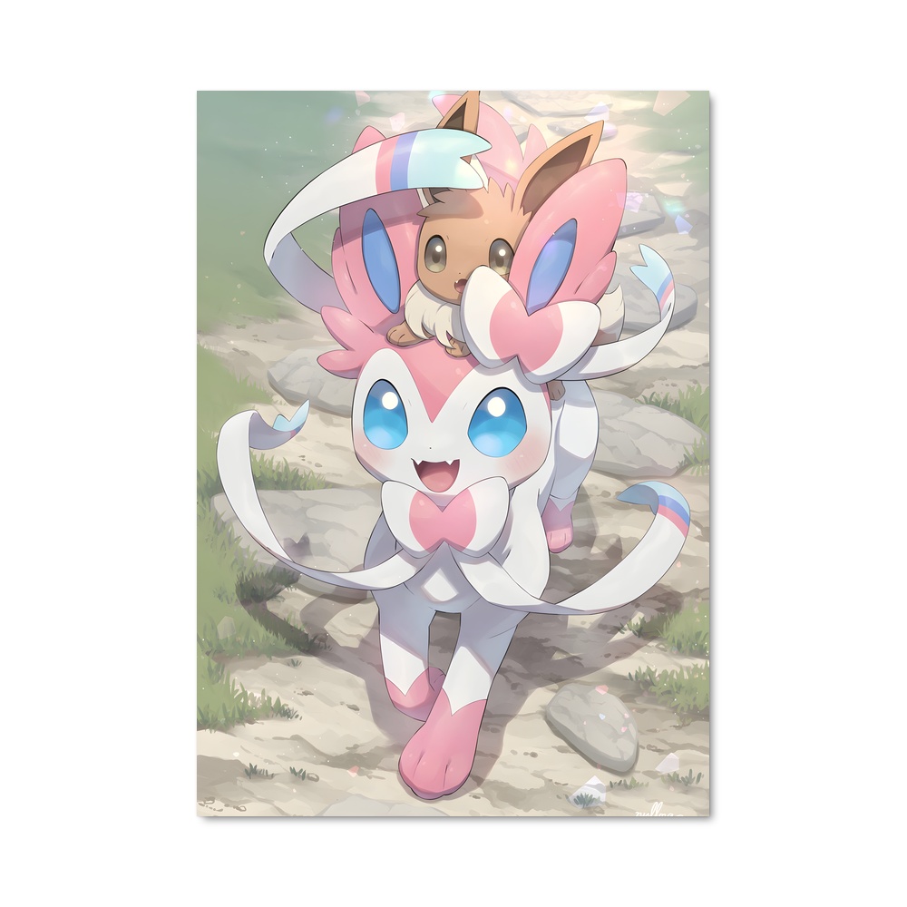 Poster Éclat de Sylveon – affiche Pokemon
