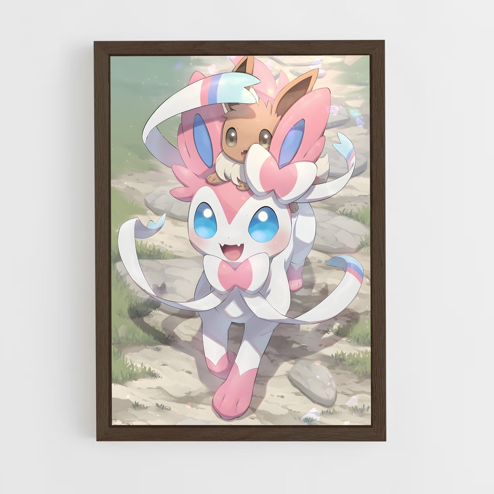 Poster Éclat de Sylveon – affiche Pokemon (vue 5)