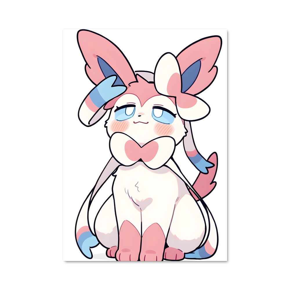 Poster Sylveon côté – affiche Pokemon