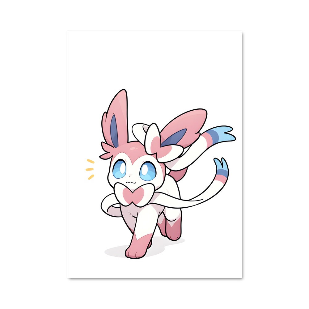Poster Éclat Sylvestre – affiche Pokemon