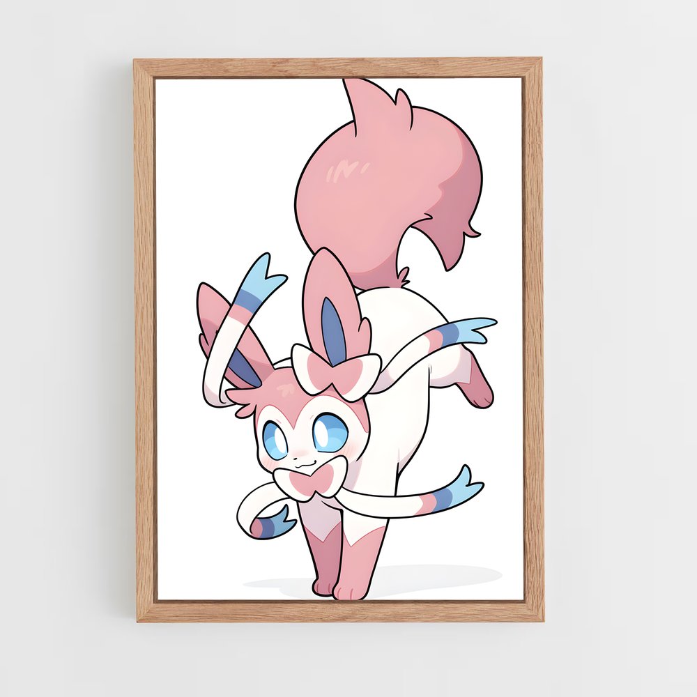 Poster Sylveon Éclatant – affiche Pokemon (vue 4)