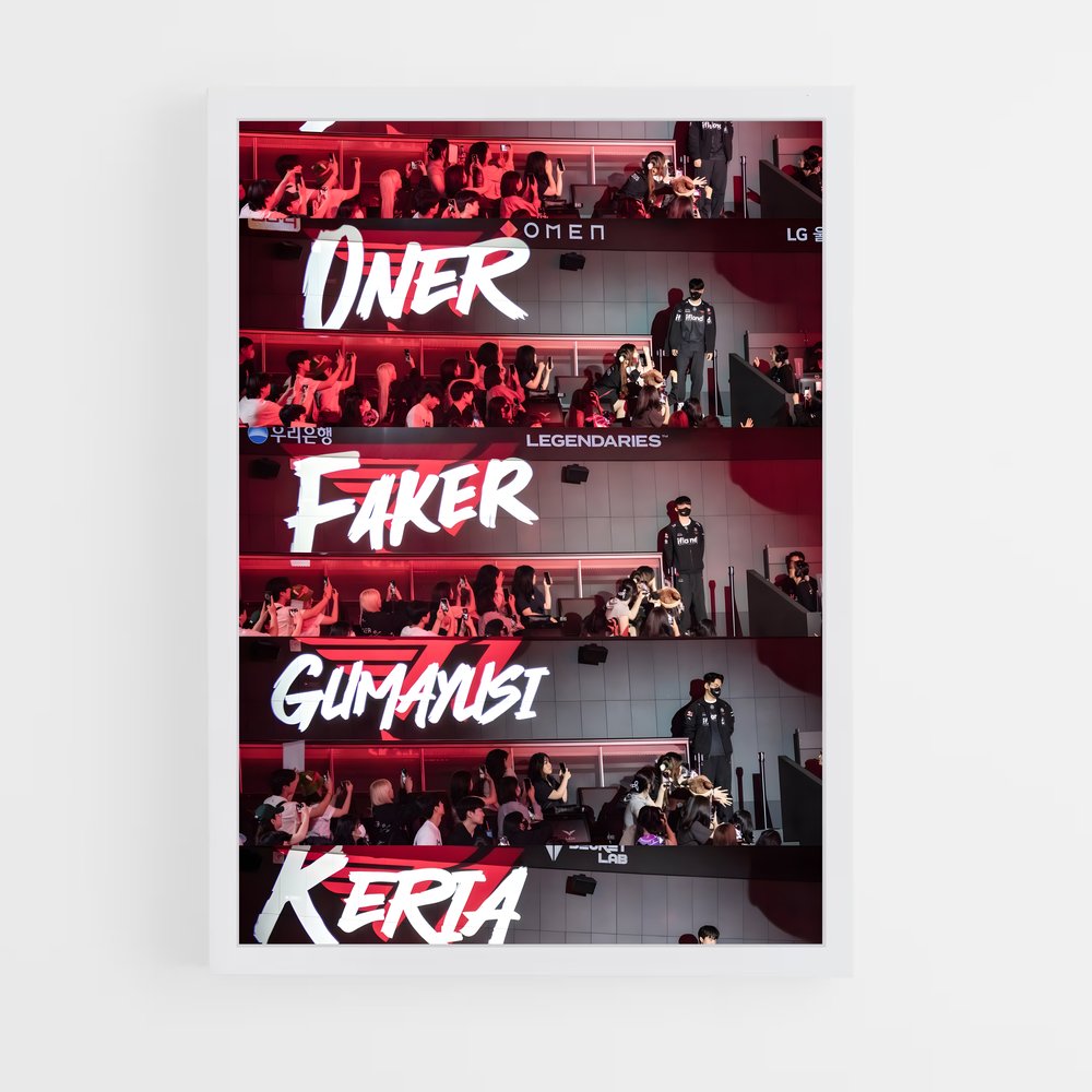 Poster La Foule Enthousiaste – affiche Esports (vue 3)