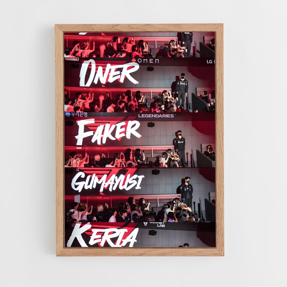 Poster La Foule Enthousiaste – affiche Esports (vue 4)