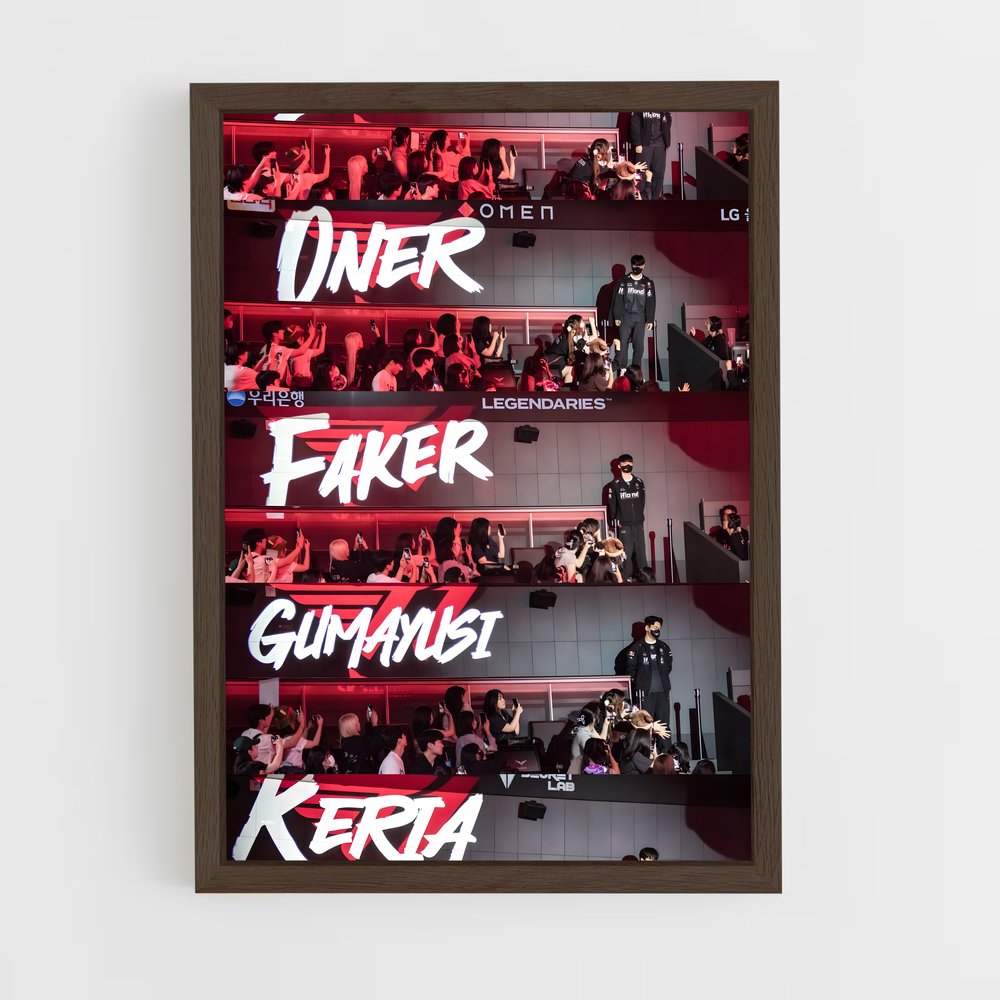 Poster La Foule Enthousiaste – affiche Esports (vue 5)