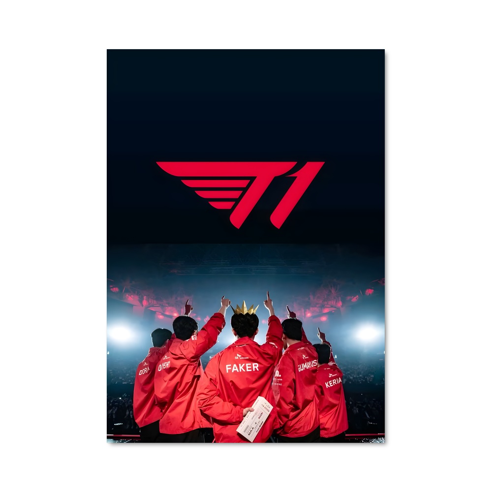 Poster cri passionnés – affiche Esports