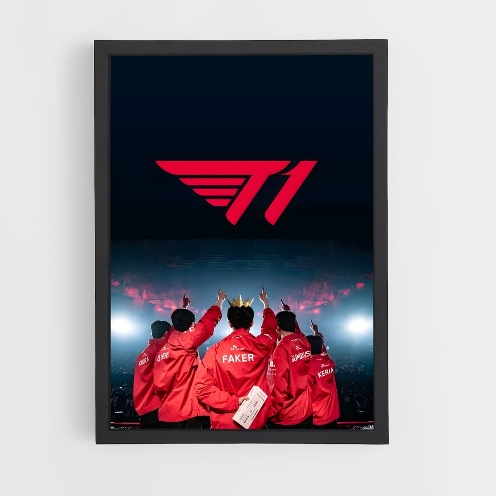 Poster cri passionnés – affiche Esports (vue 2)