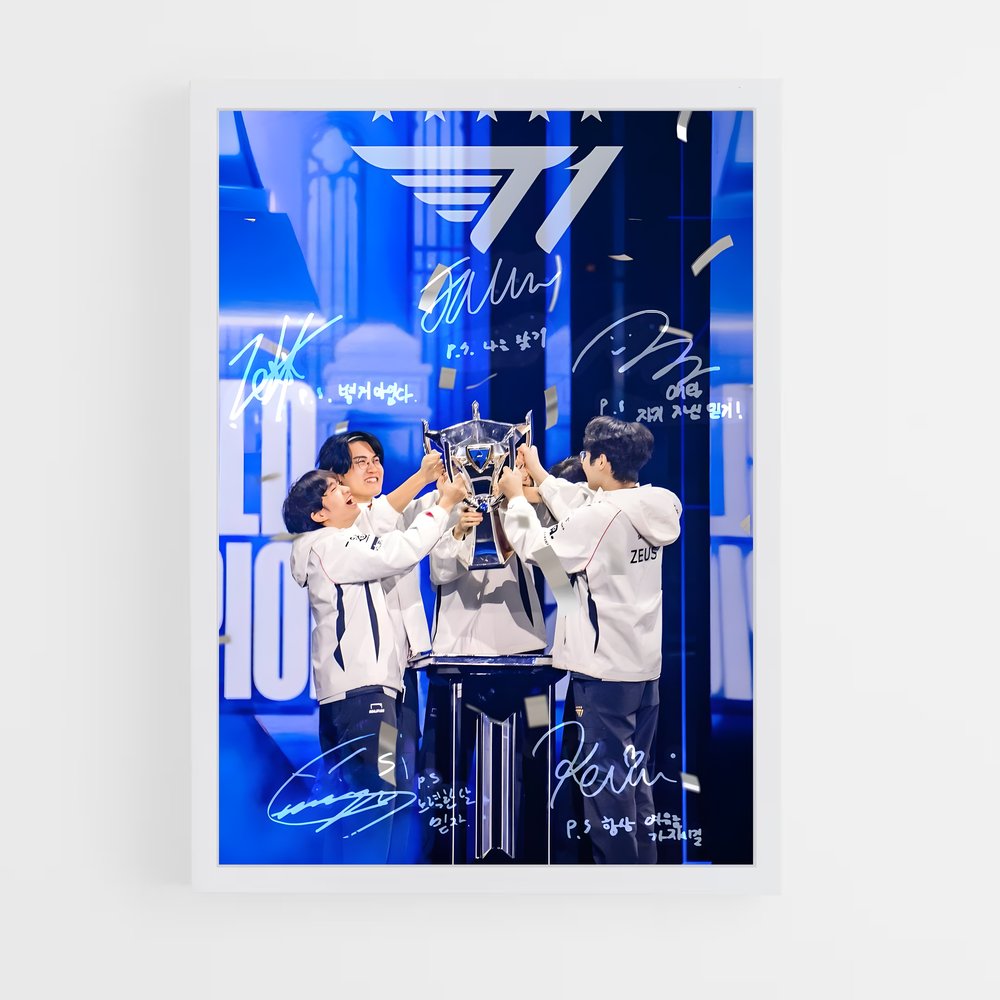 Poster Victoire Coréenne – affiche Esports (vue 3)