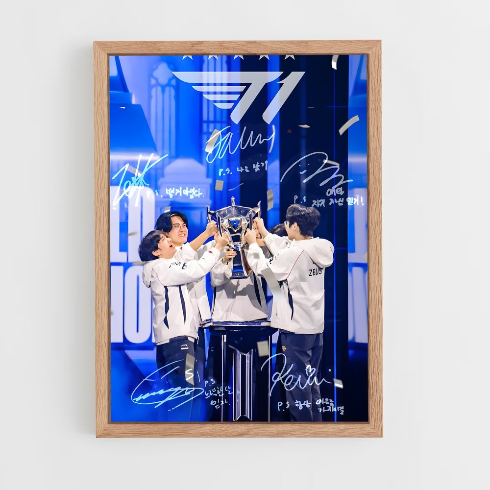 Poster Victoire Coréenne – affiche Esports (vue 4)
