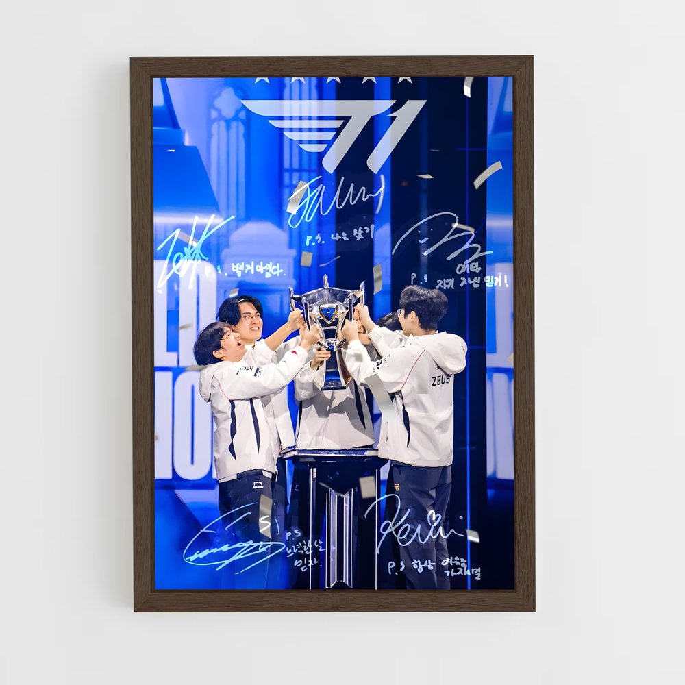 Poster Victoire Coréenne – affiche Esports (vue 5)