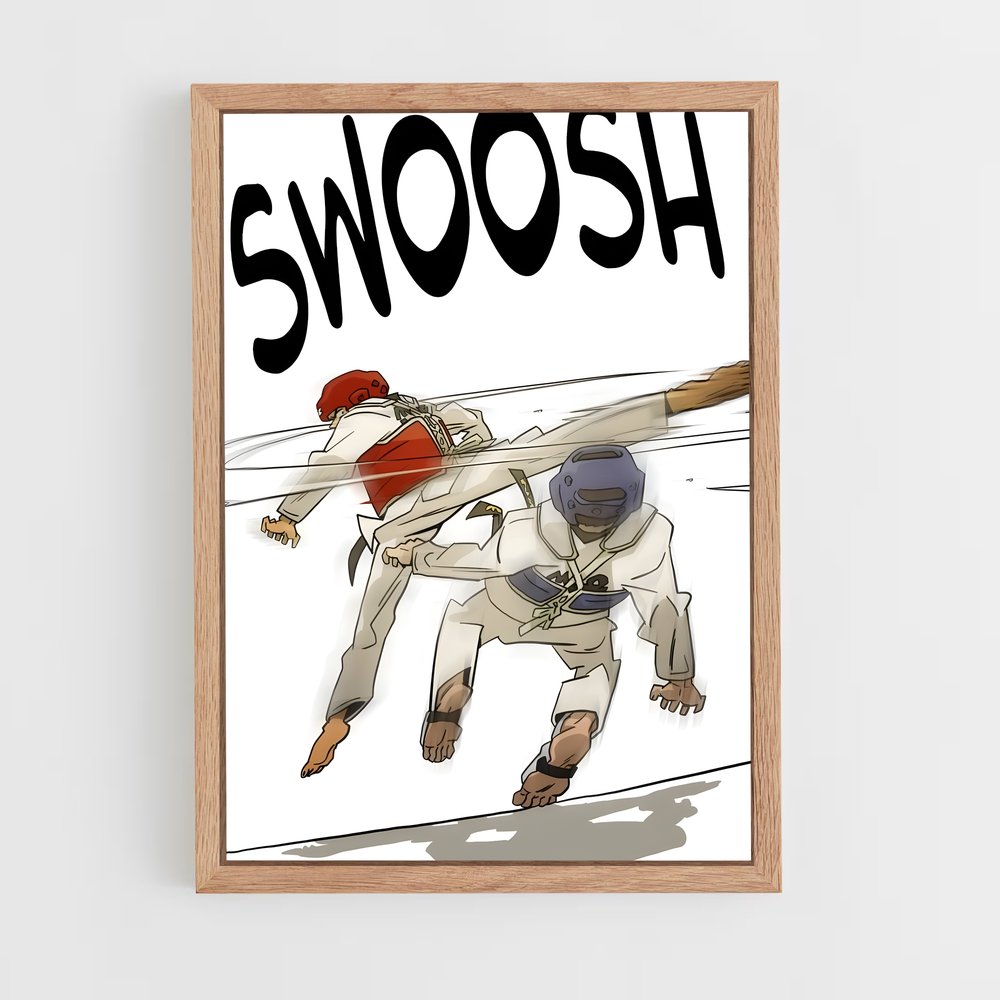 Poster Danse des Combattants – affiche Taekwondo (vue 4)
