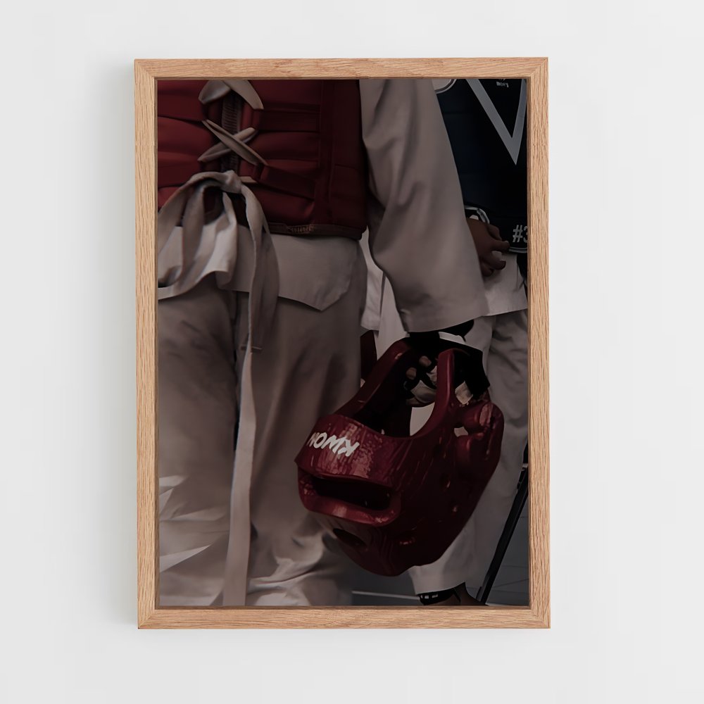 Poster Compétiteur Agile – affiche Taekwondo (vue 4)