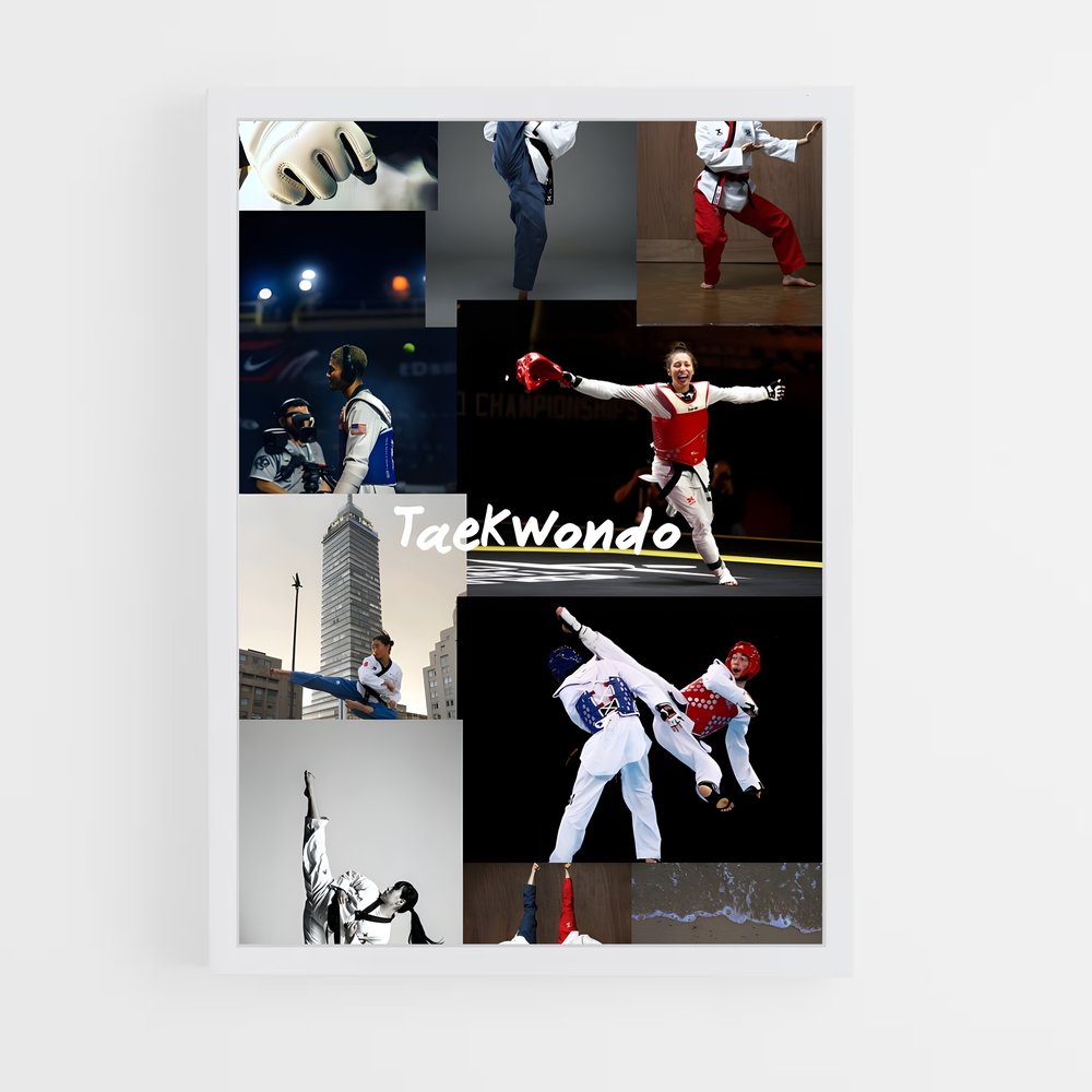 Poster Art Martial – affiche Taekwondo (vue 3)