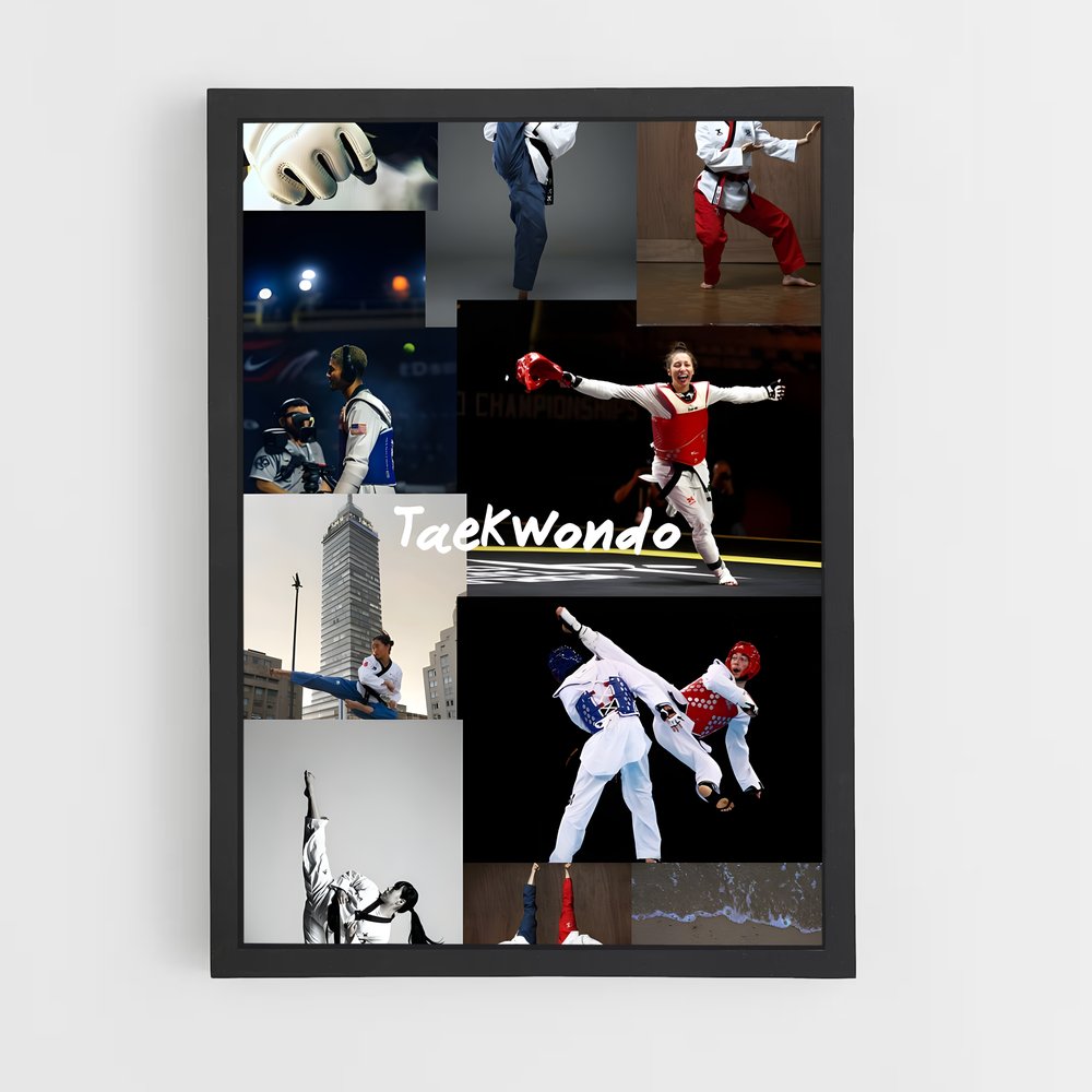 Poster Art Martial – affiche Taekwondo (vue 2)