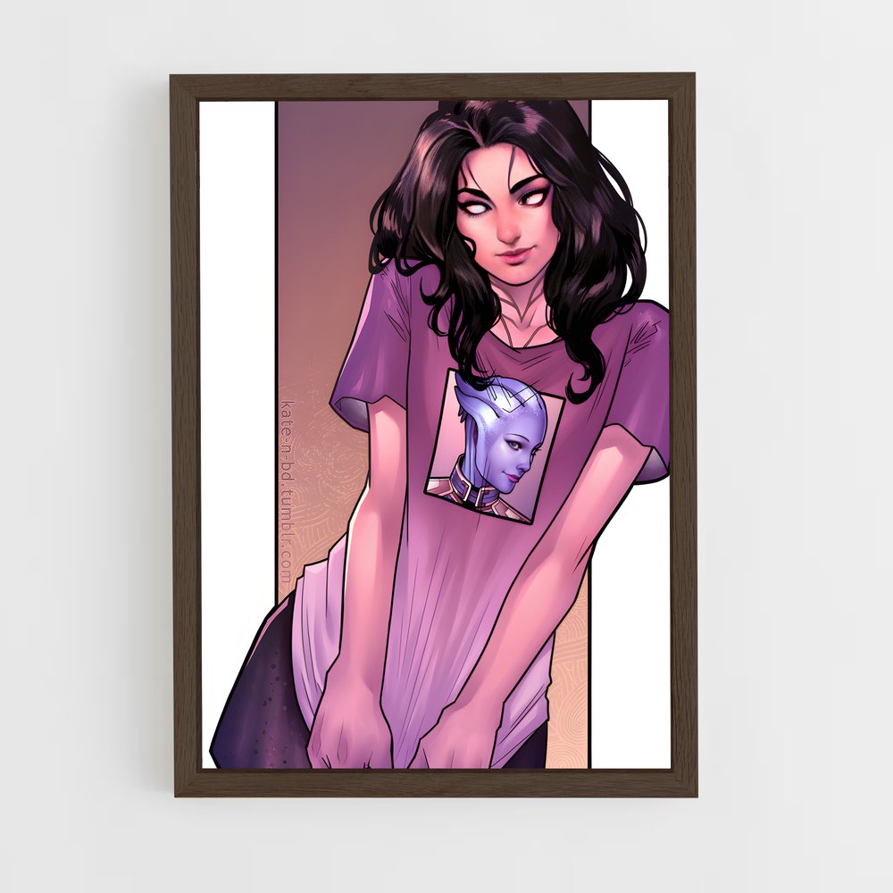 Poster Mystique en Violet – affiche Mass effect (vue 5)