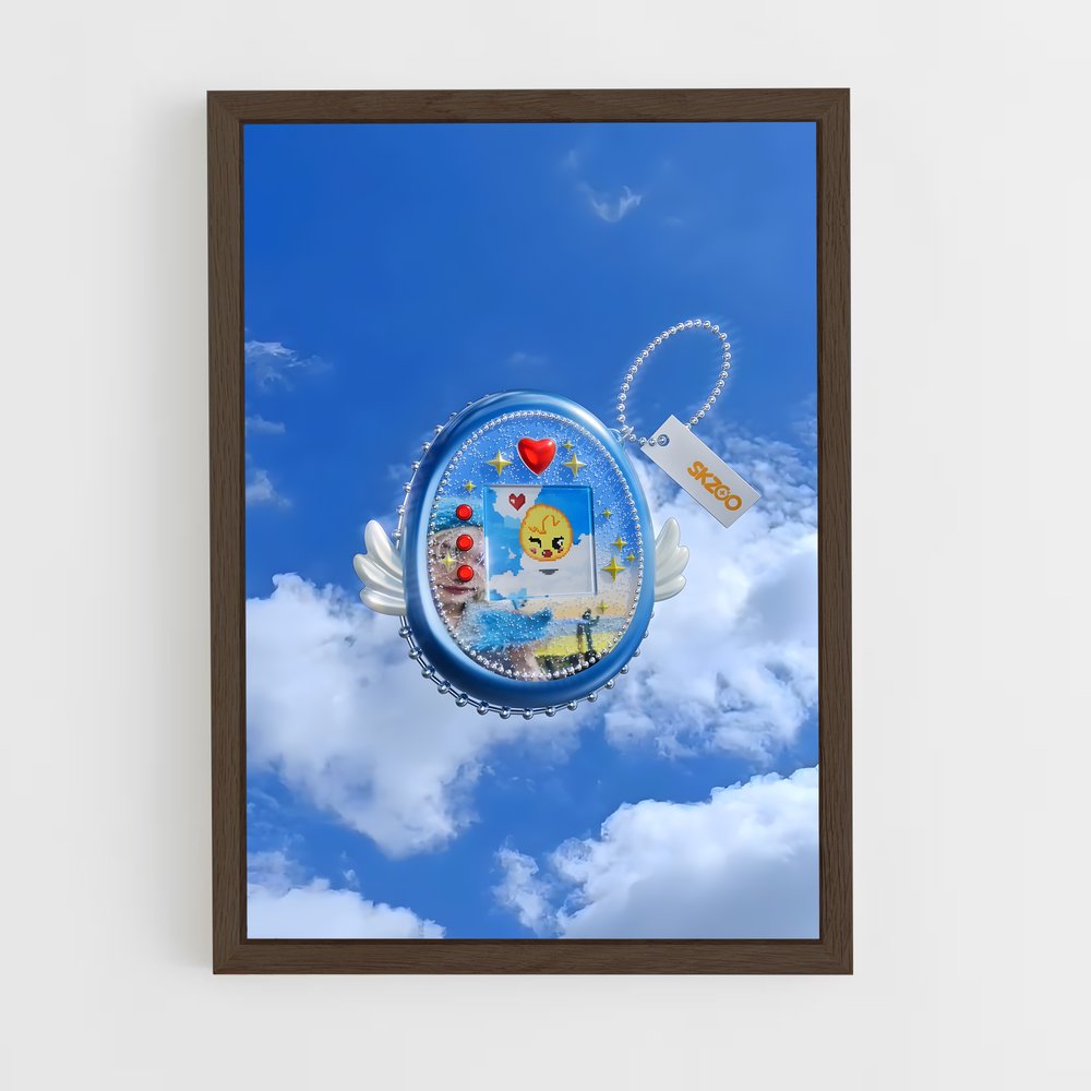 Poster L'Héroïque Ballon Bleu – affiche Tamagotchi (vue 5)