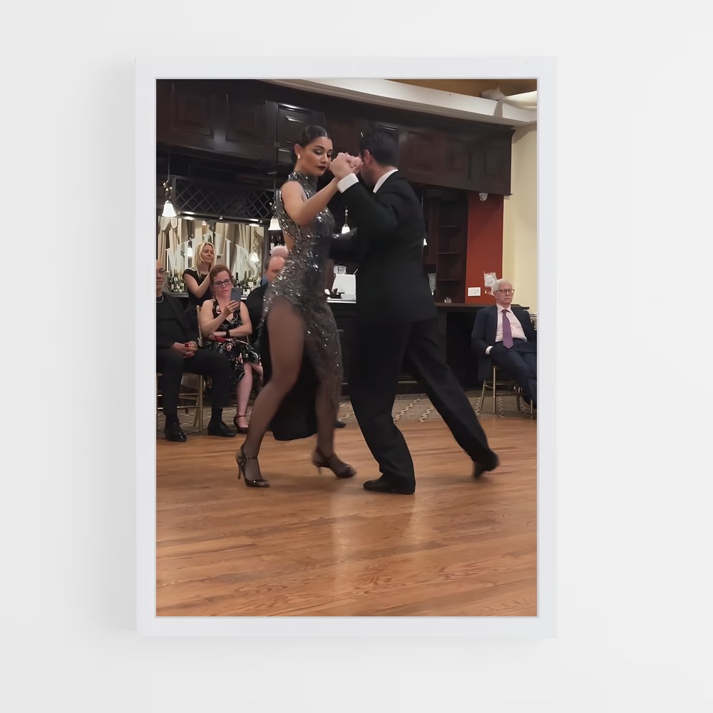 Poster Tango danse (vue 3)