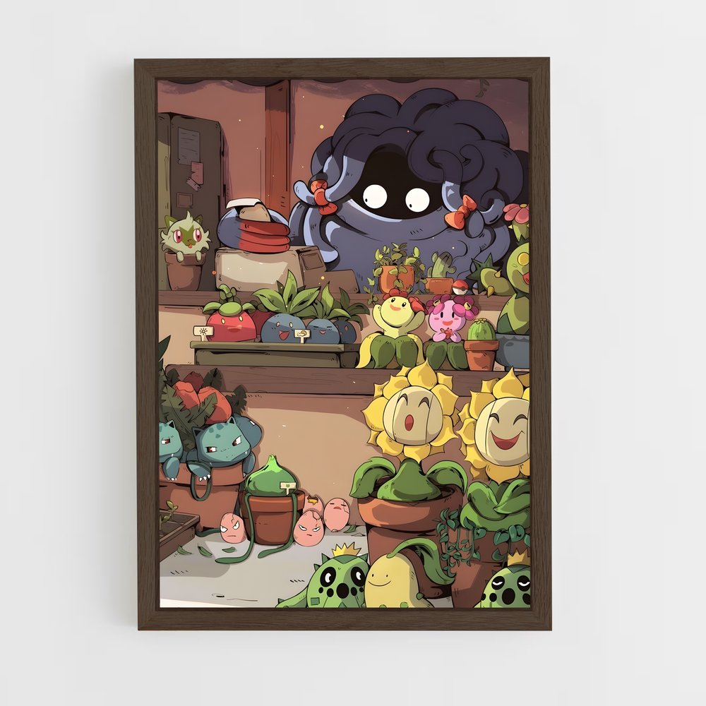 Poster Plantes en Guerre – affiche Pokemon (vue 5)