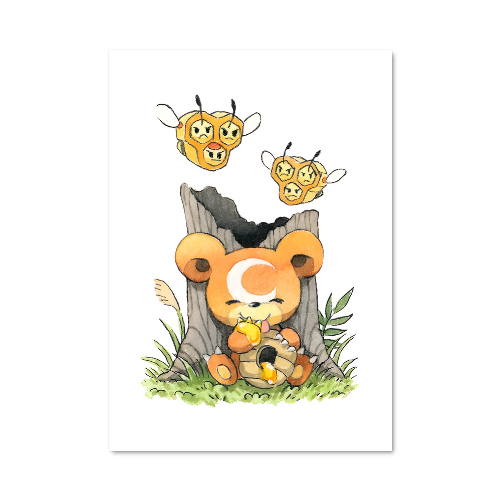 Poster Teddy Bear Buzz – affiche Pokemon