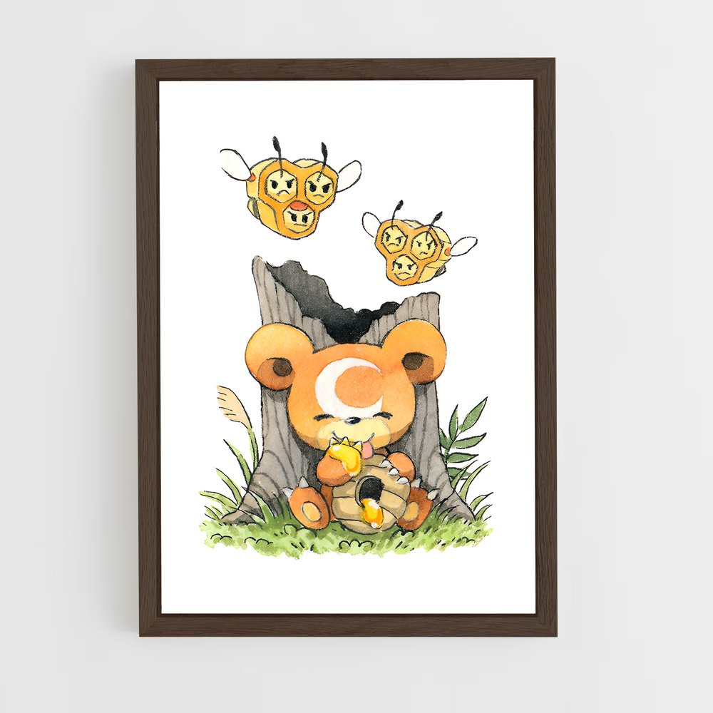 Poster Teddy Bear Buzz – affiche Pokemon (vue 5)