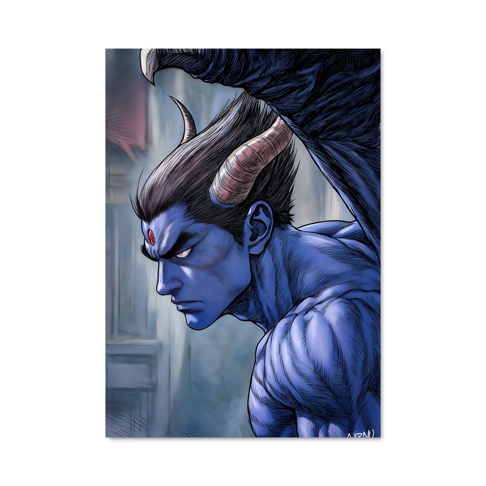 Poster Horned Warrior – affiche Tekken