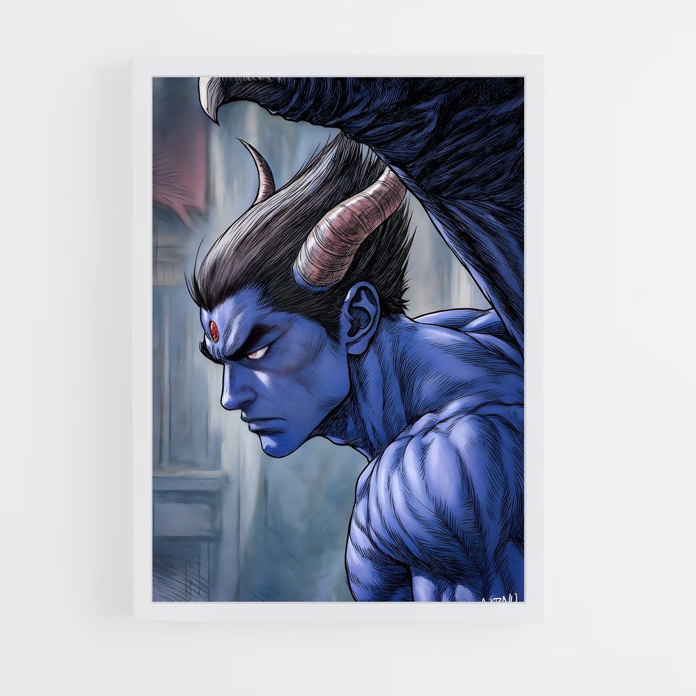 Poster Horned Warrior – affiche Tekken (vue 3)