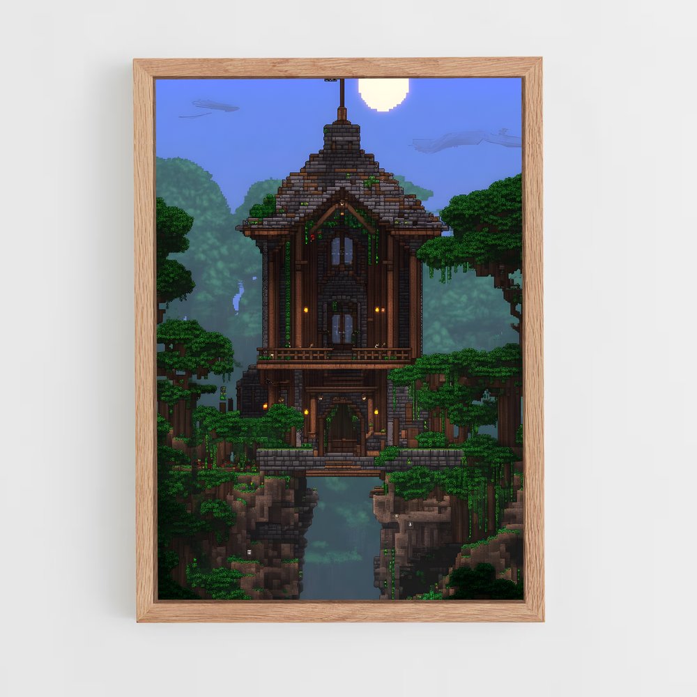 Poster Refuge Sylvestre – affiche Terraria (vue 4)