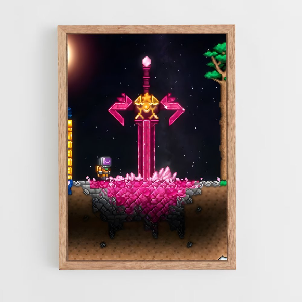 Poster Terraria Explorez (vue 4)