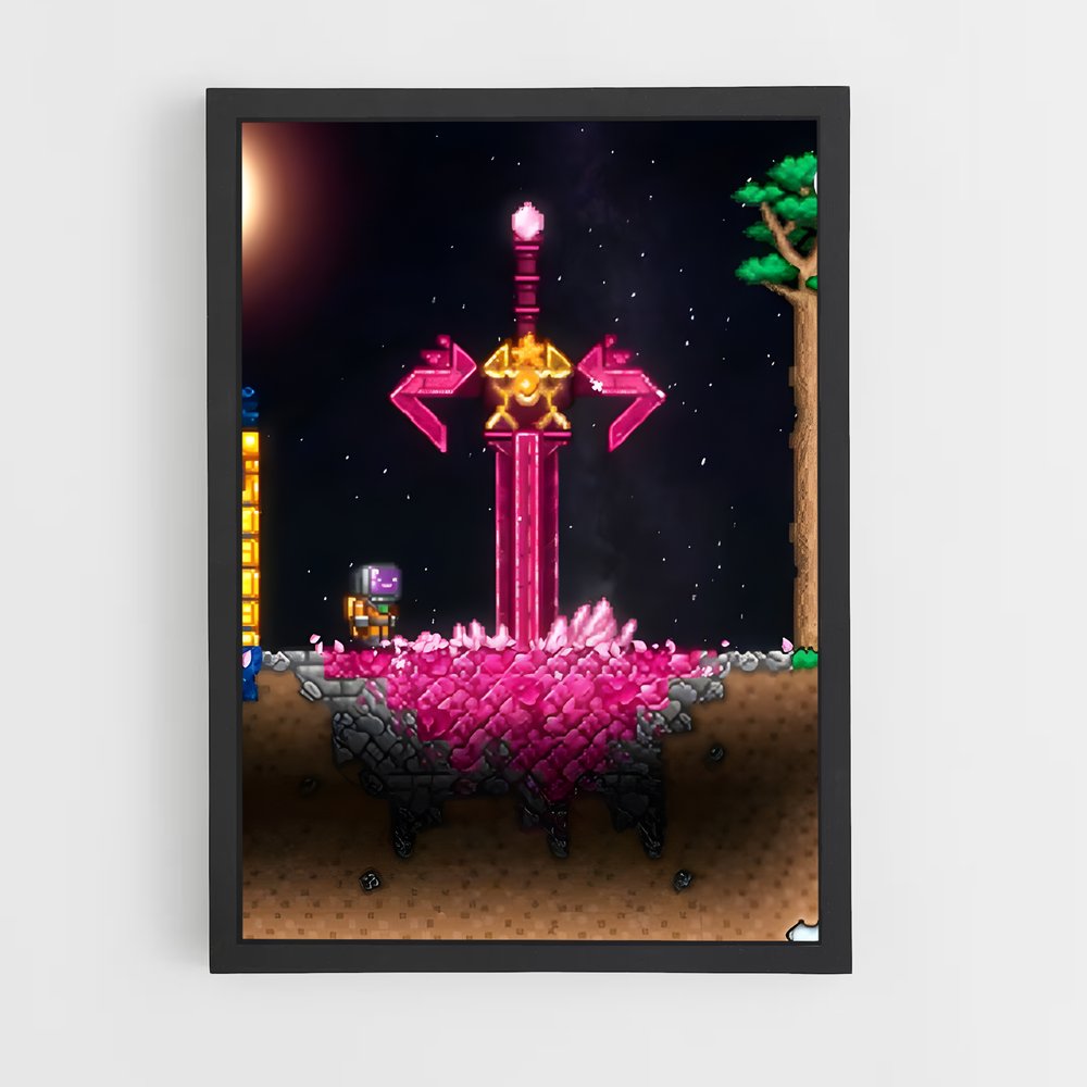 Poster Terraria Explorez (vue 2)