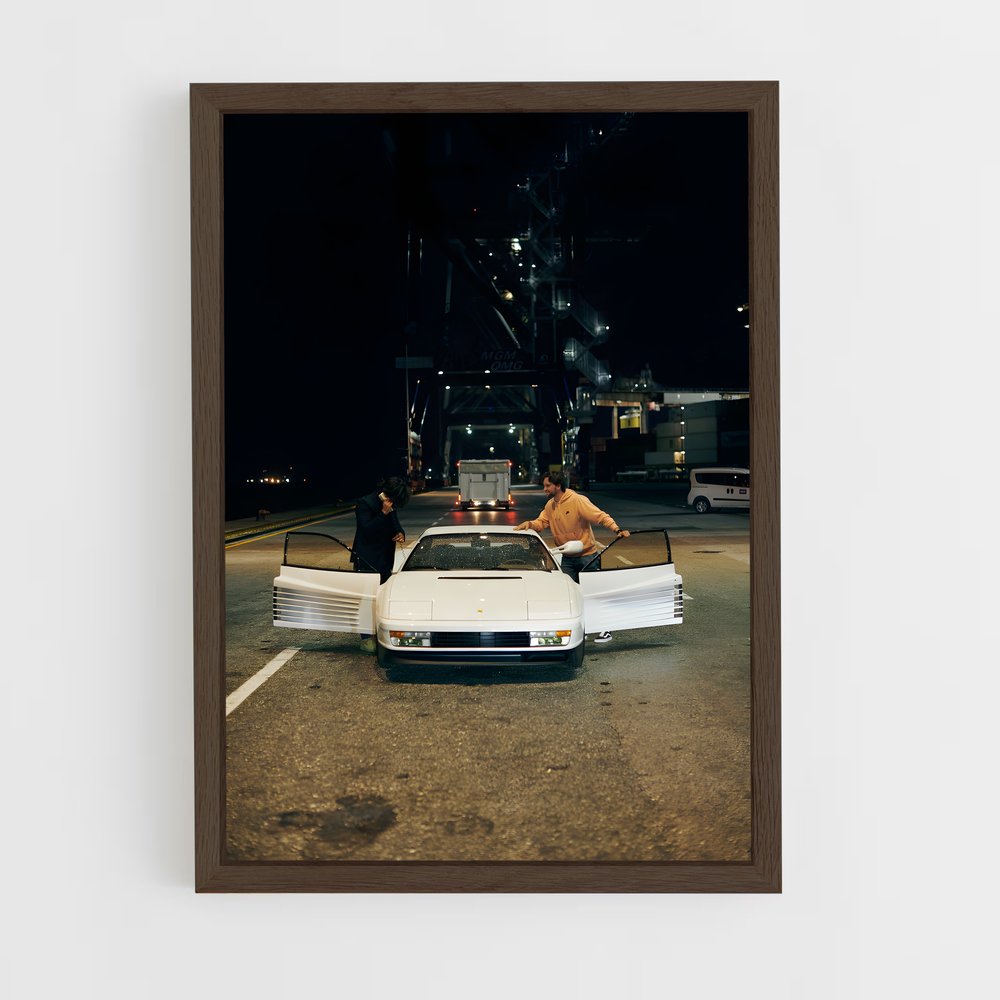 Poster Testarossa cœur – affiche Ferrari (vue 5)