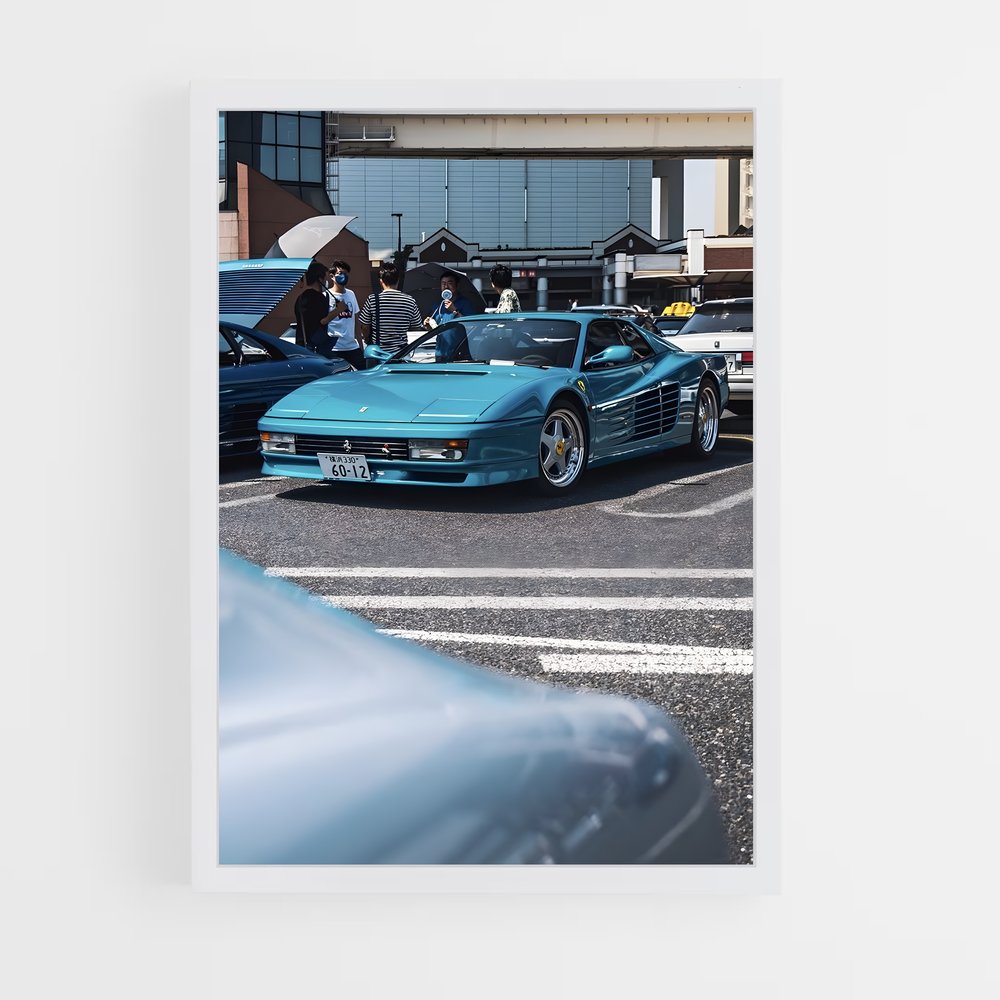 Poster Testarossa D'une – affiche Ferrari (vue 3)