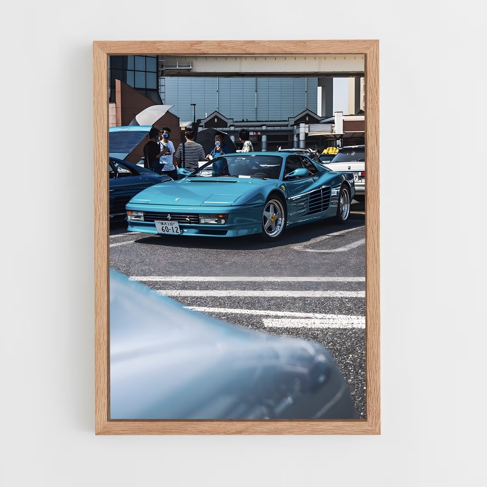 Poster Testarossa D'une – affiche Ferrari (vue 4)