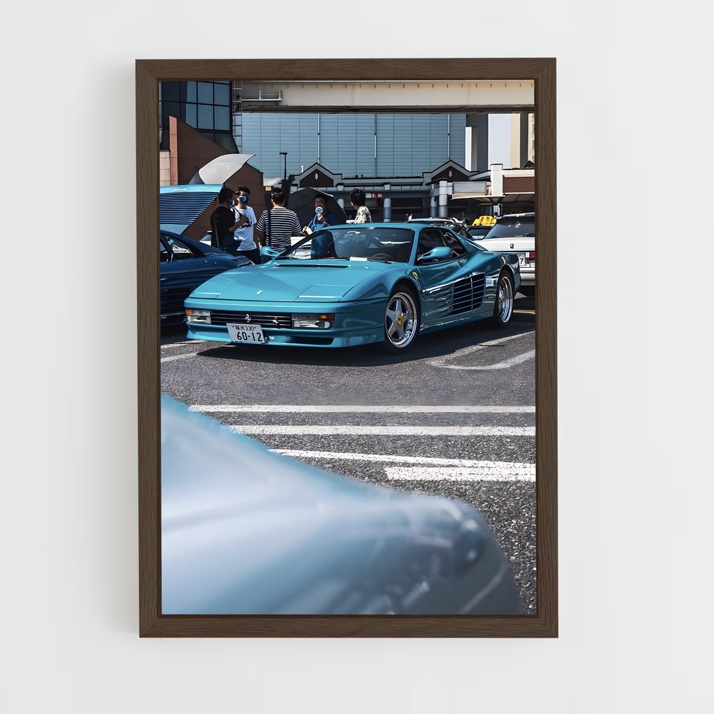 Poster Testarossa D'une – affiche Ferrari (vue 5)