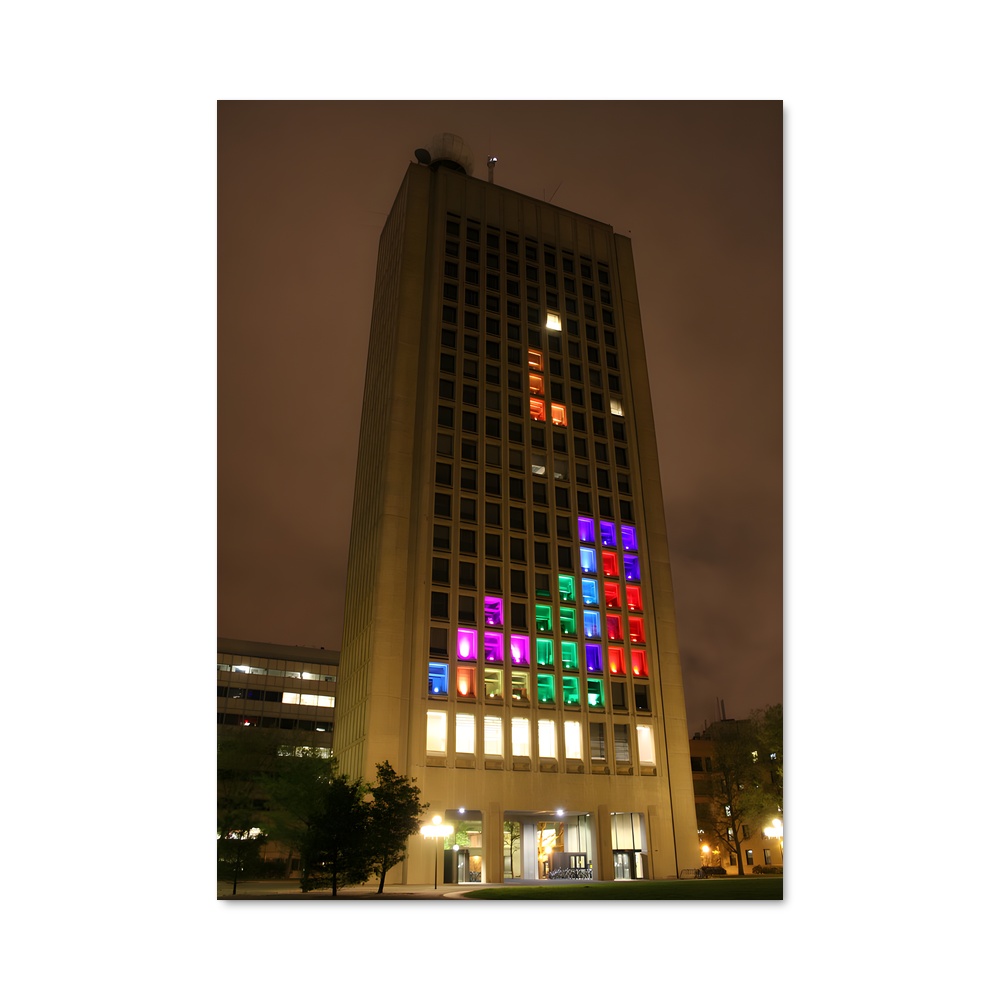 Poster Tetris City Lights