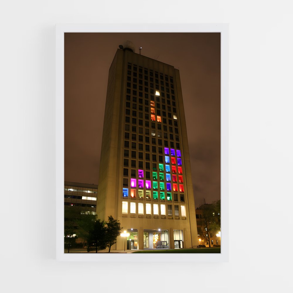 Poster Tetris City Lights (vue 3)