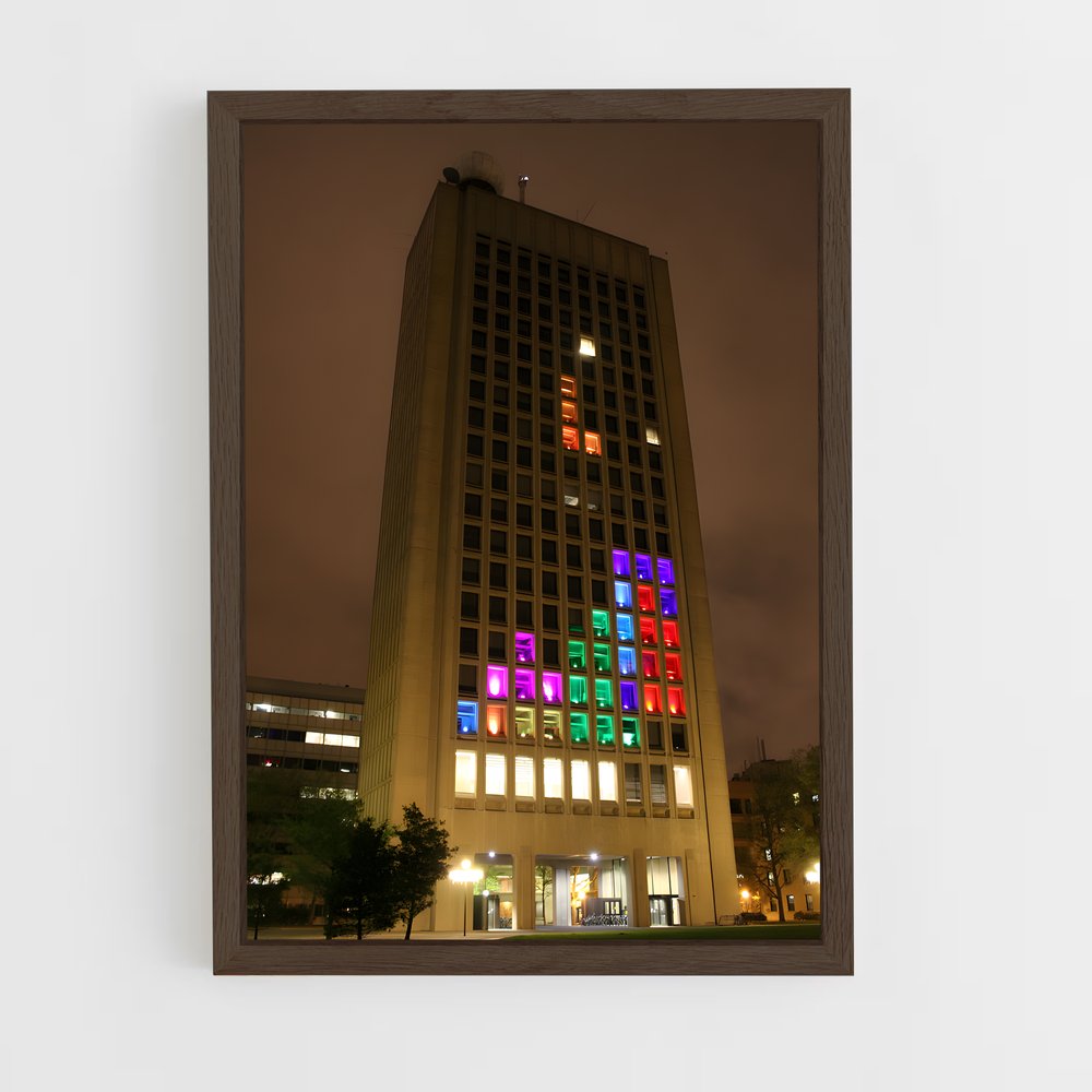 Poster Tetris City Lights (vue 5)