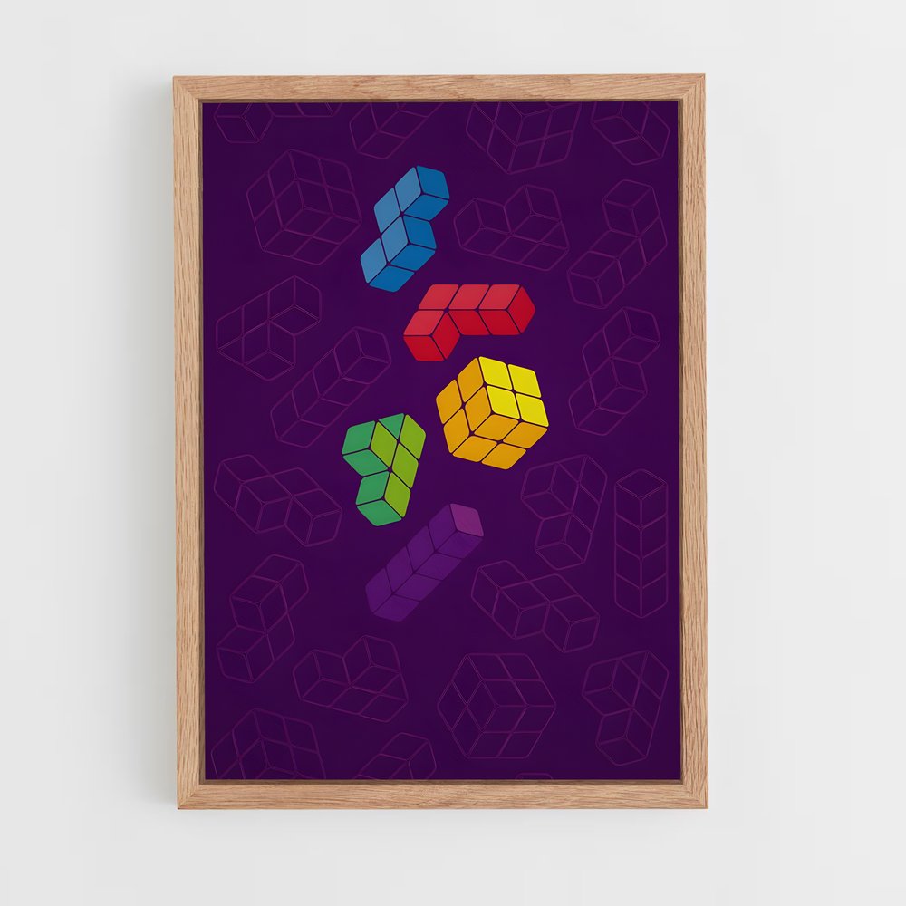 Poster Tetris Vibes (vue 4)