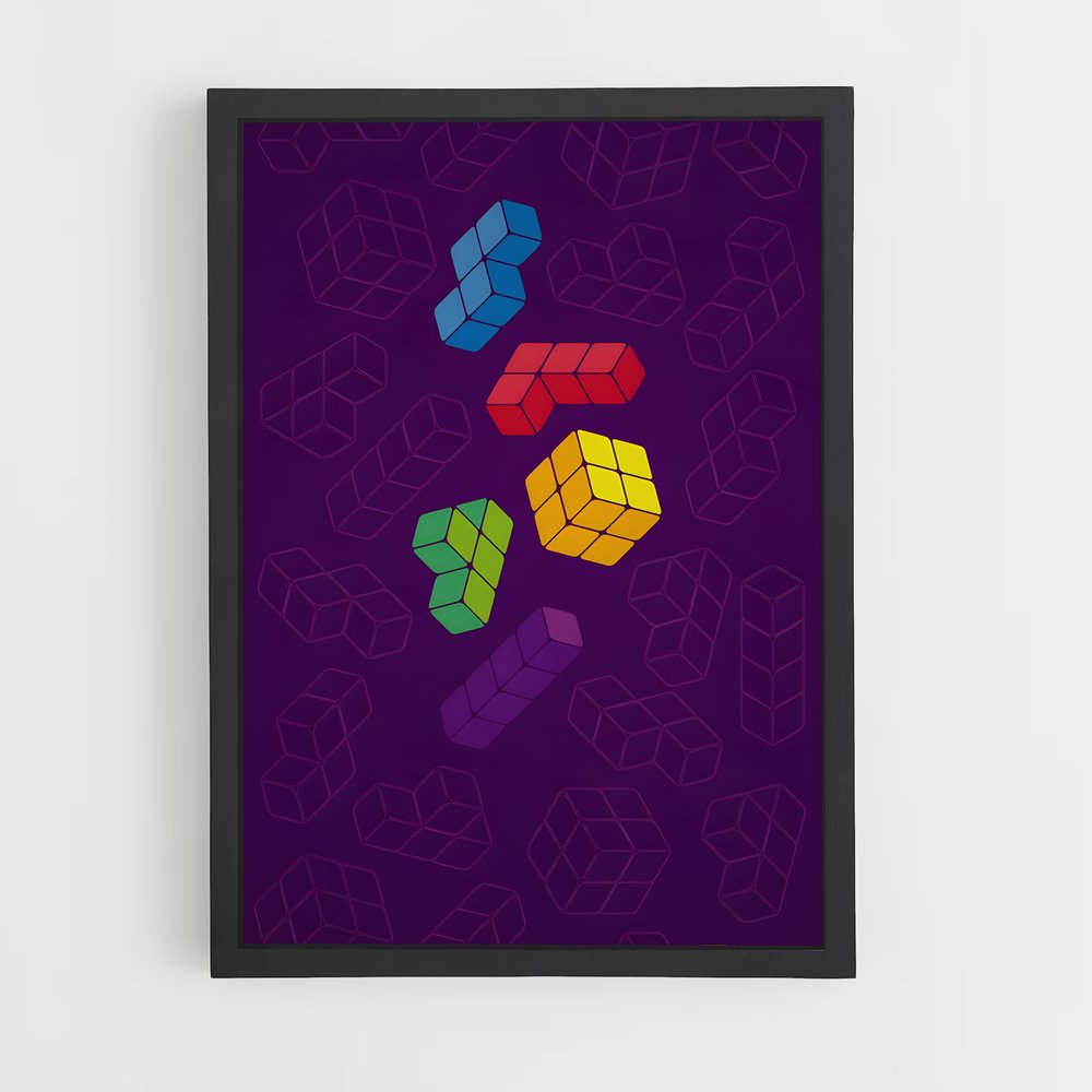Poster Tetris Vibes (vue 2)