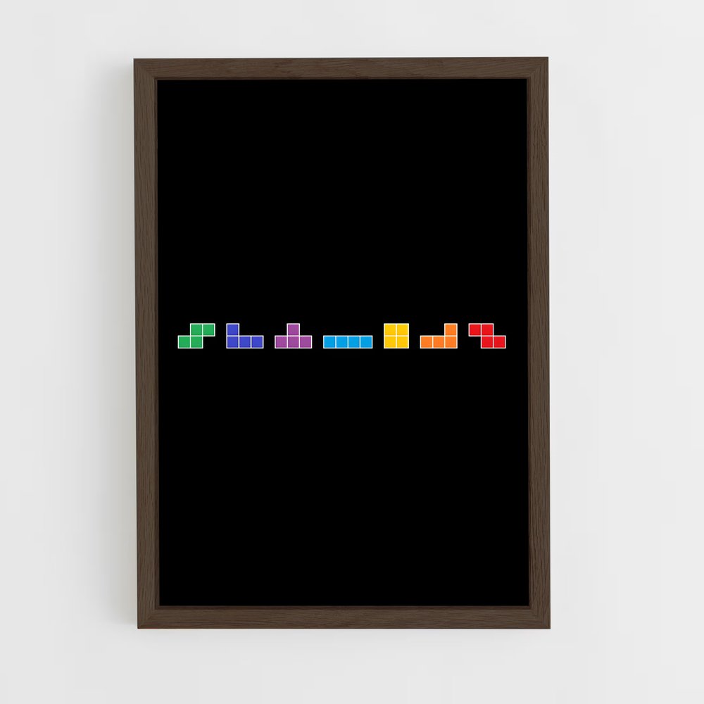 Poster Tetris Rainbow Line (vue 5)