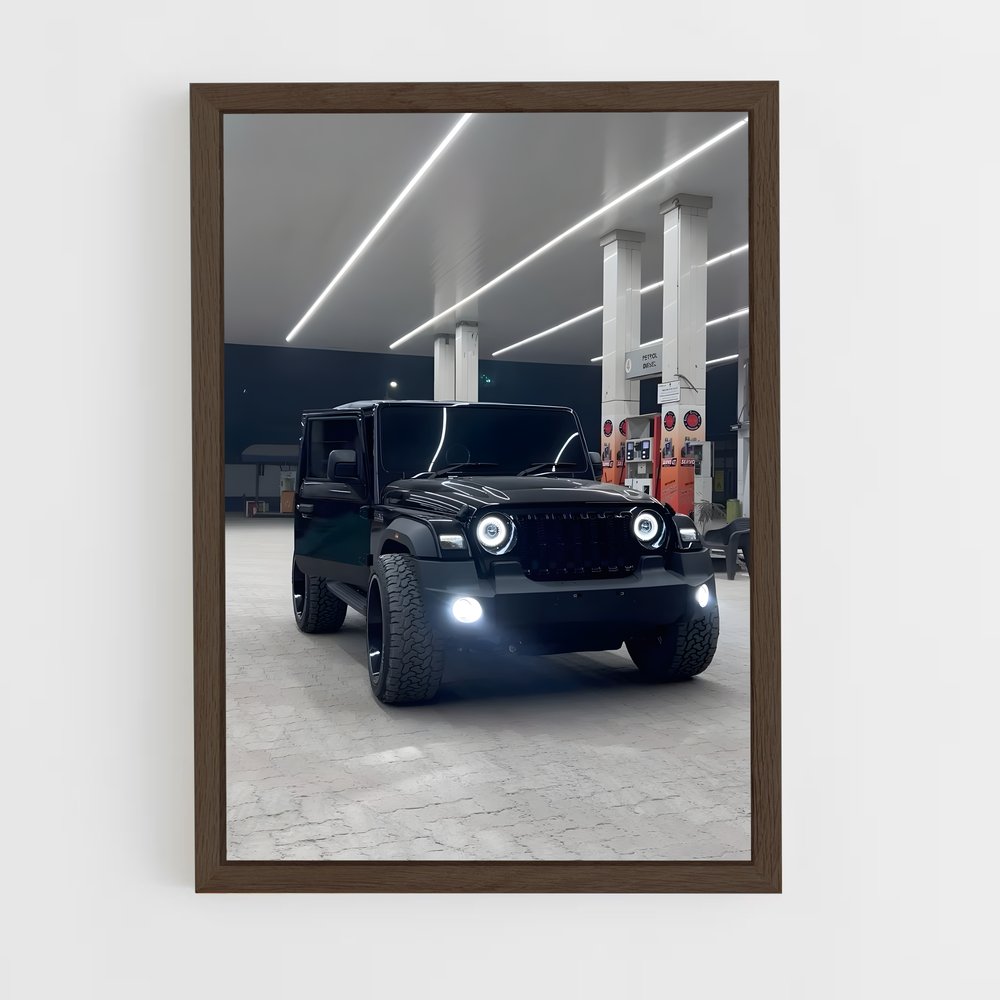 Poster Jeep Noir Éclat – affiche Mahindra (vue 5)