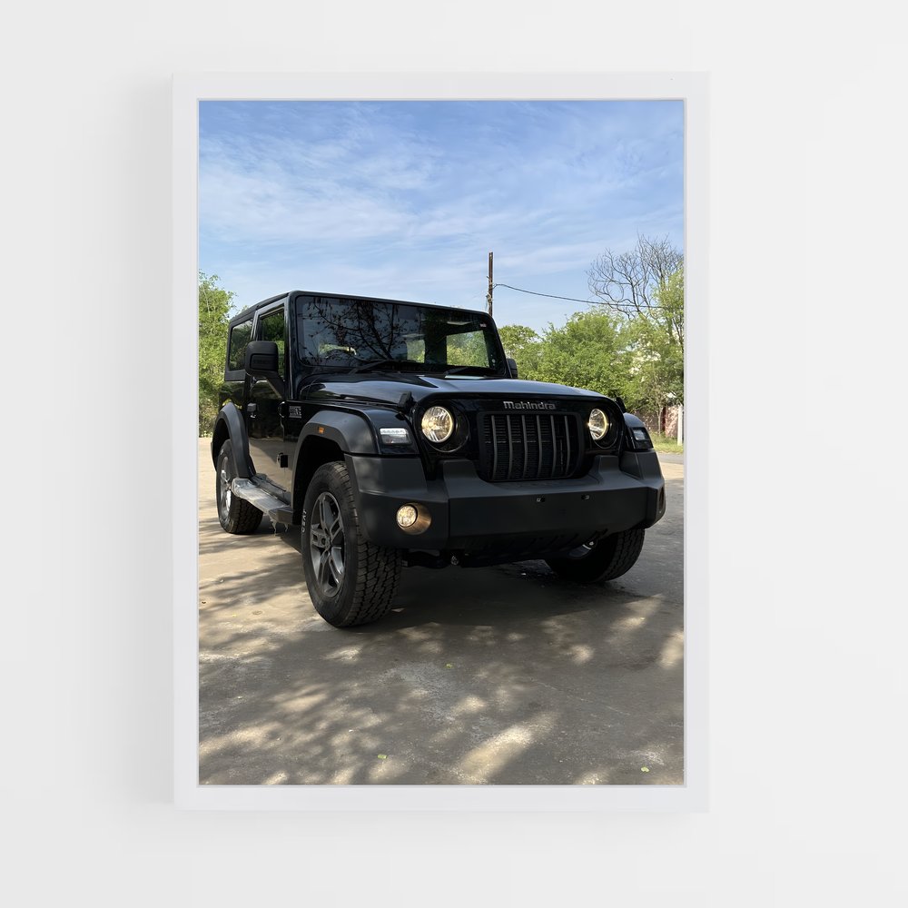 Poster Thar Urbaine – affiche Mahindra (vue 3)