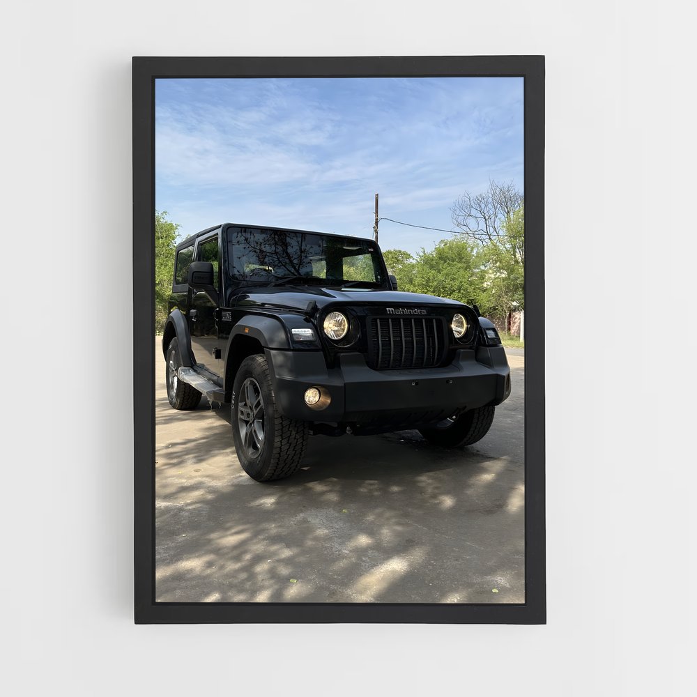 Poster Thar Urbaine – affiche Mahindra (vue 2)