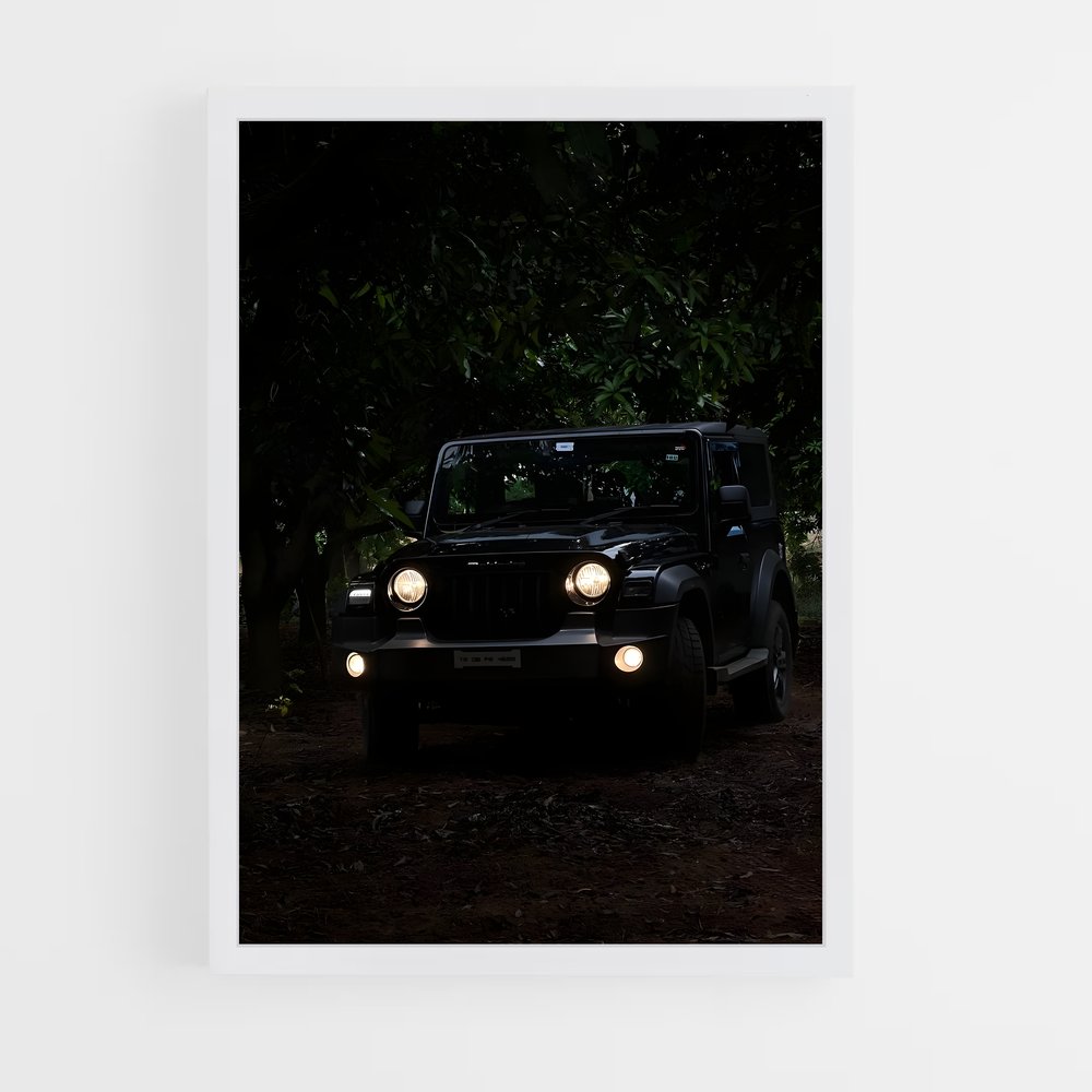 Poster Aventure Éclairée – affiche Mahindra (vue 3)