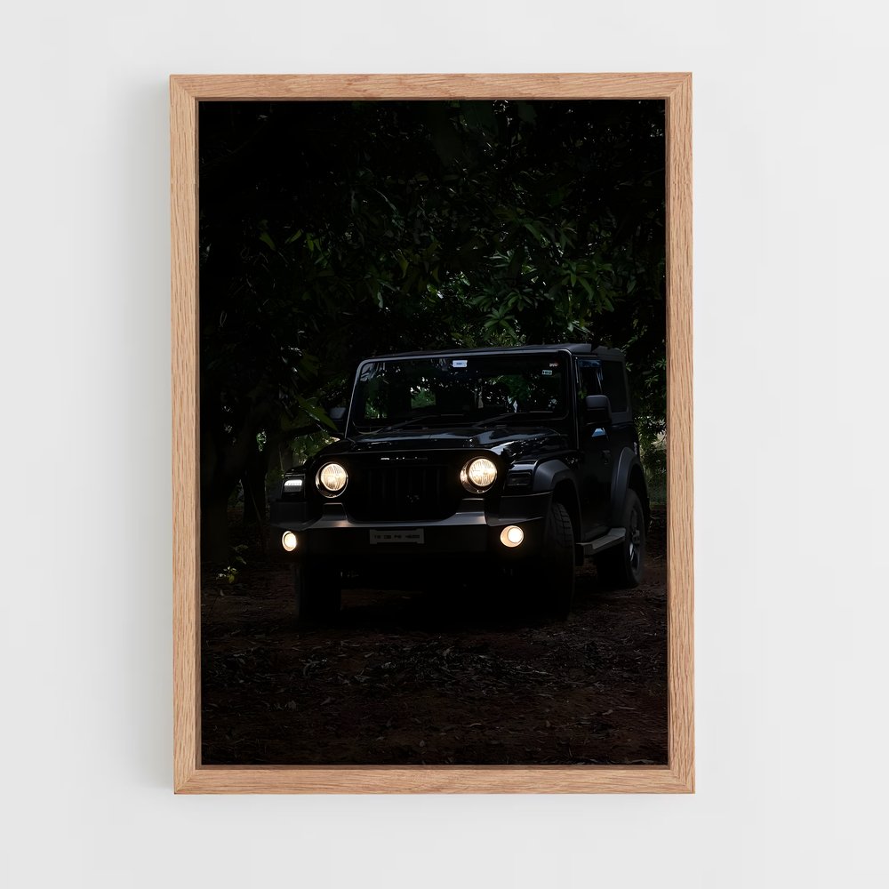 Poster Aventure Éclairée – affiche Mahindra (vue 4)