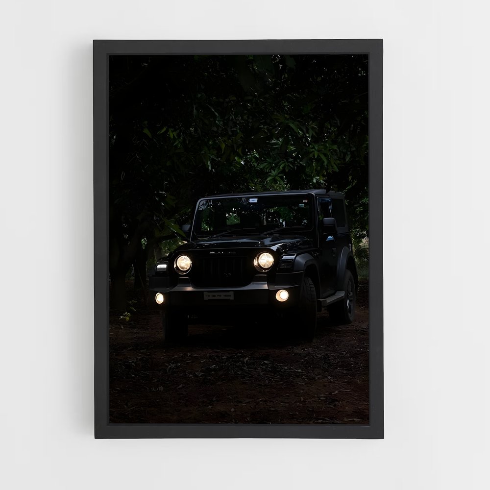 Poster Aventure Éclairée – affiche Mahindra (vue 2)