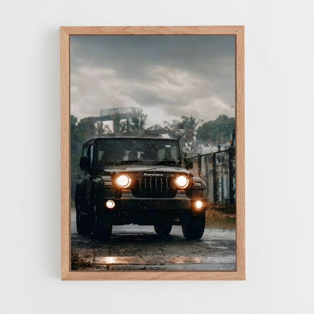 Poster Thar terrain – affiche Mahindra (vue 4)