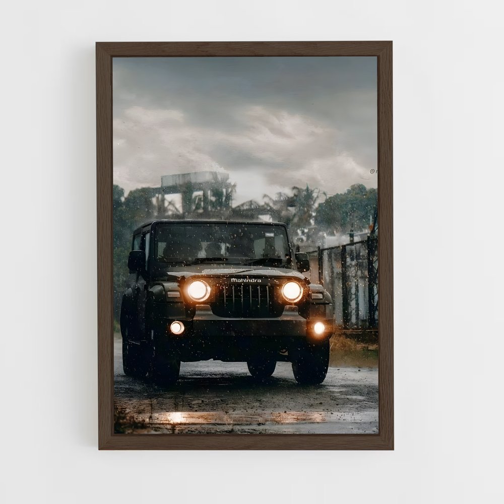 Poster Thar terrain – affiche Mahindra (vue 5)