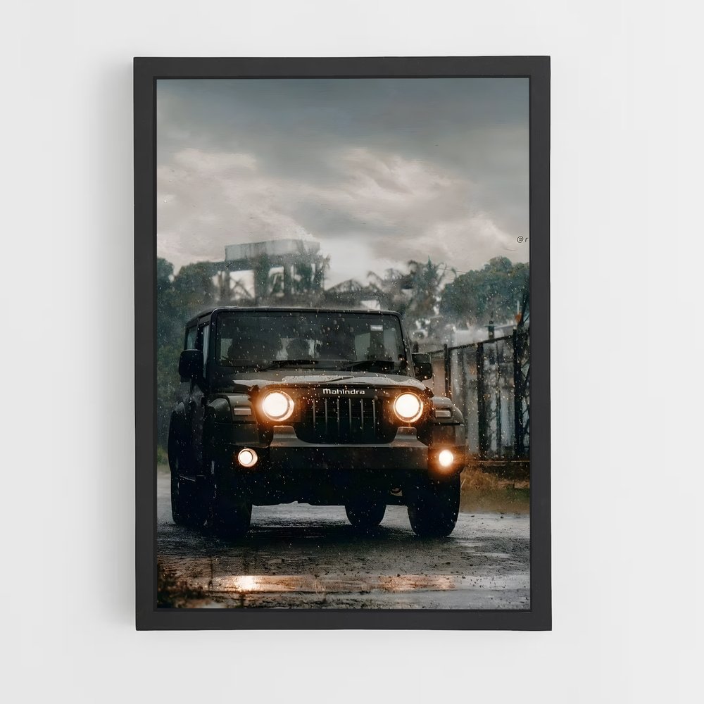 Poster Thar terrain – affiche Mahindra (vue 2)