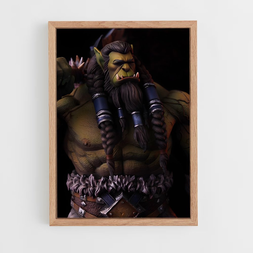 Poster Barbe en Folie – affiche World of Warcraft (vue 4)